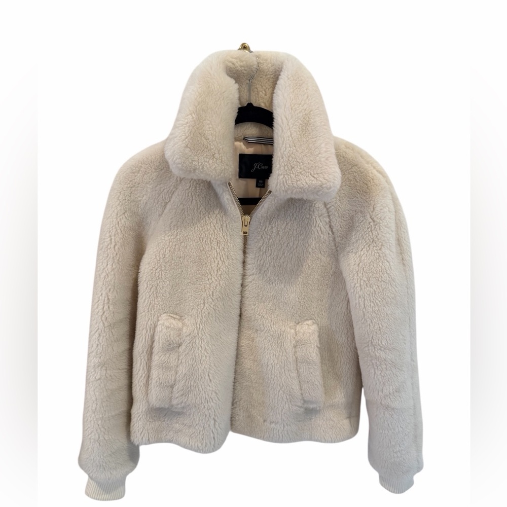 J Crew Black Label | Faux Sherpa Bomber Jacket - Picture 5 of 5